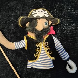 Melissa & Doug Pirate Hand Puppet with Black and Gold